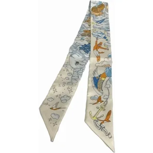 Pre-owned Canvas scarves , female, Sizes: ONE SIZE - Hermès Vintage - Modalova