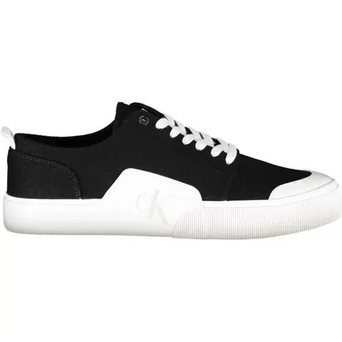 Stylische Baumwoll-Sneaker für Herren , Herren, Größe: 40 EU - Calvin Klein - Modalova