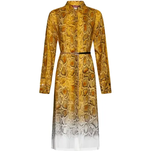 Yellow Nereo Dress Collection , female, Sizes: XS, M - Max Mara Studio - Modalova