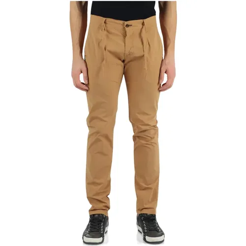 Trousers , male, Sizes: W31, W38, W36, W30, W34, W33, W32 - Daniele Alessandrini - Modalova