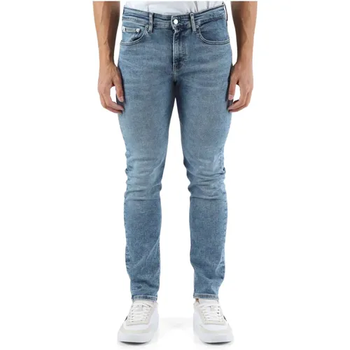 Skinny Fit Five-Pocket Jeans , male, Sizes: W31, W34, W29, W32, W36, W33, W30 - Calvin Klein Jeans - Modalova