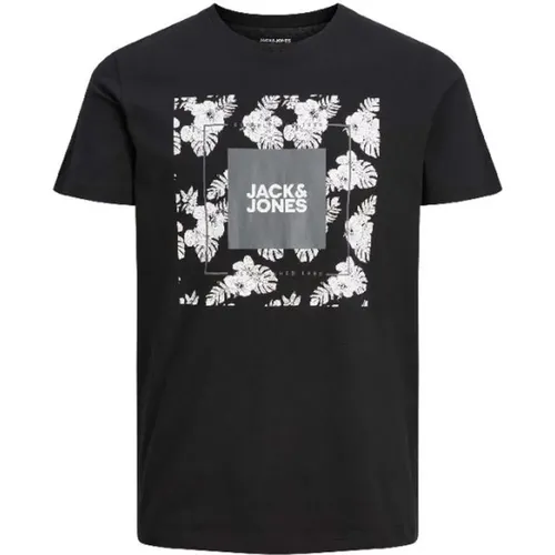 Logo Frontal T-shirt , Herren, Größe: S - jack & jones - Modalova