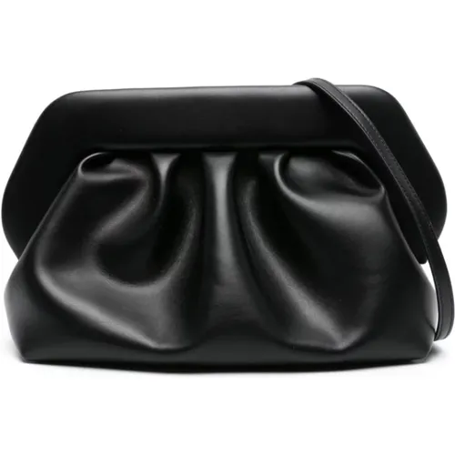 Faux Leather Ruched Shoulder Bag , female, Sizes: ONE SIZE - THEMOIRè - Modalova