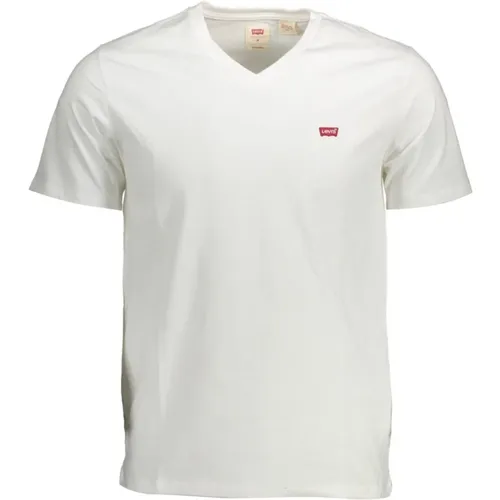 Levi's, Herren Kurzarm Weißes T-Shirt , Herren, Größe: M - Levis - Modalova
