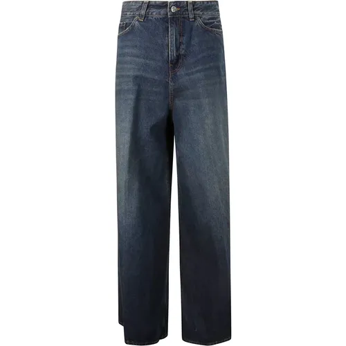 Denim Wide Leg Jeans , female, Sizes: W24, W25 - Haikure - Modalova