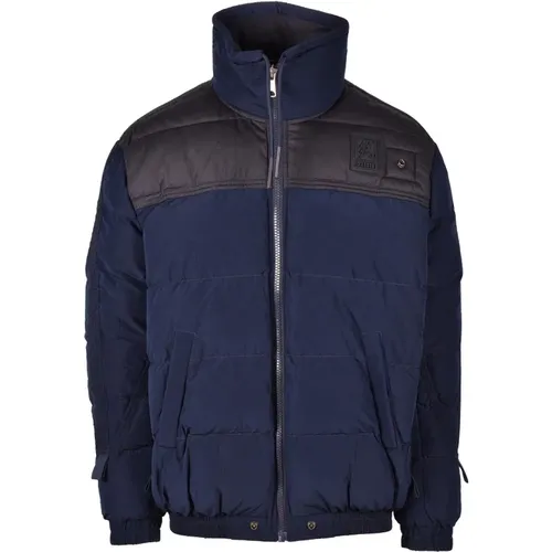 Blaue Steppjacke - Winterkollektion , Herren, Größe: 2XL - Diesel - Modalova