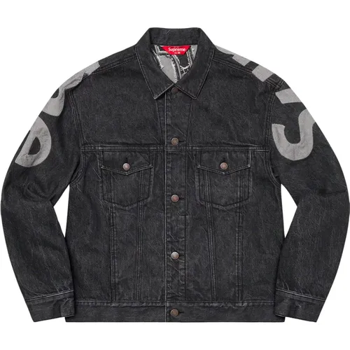 Denim Trucker Jacket Limited Edition , male, Sizes: L, M - Supreme - Modalova