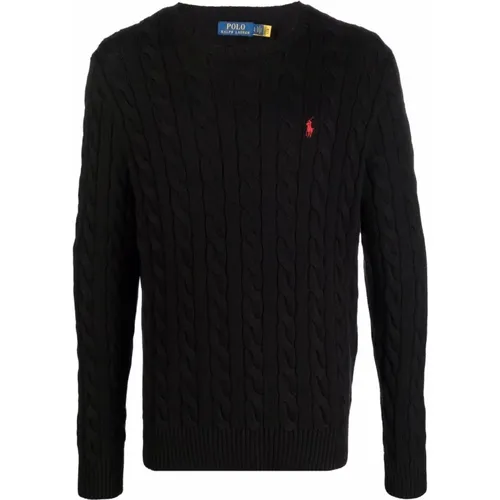 Langarm Strickpullover , Herren, Größe: M - Ralph Lauren - Modalova