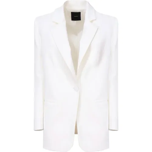 Stretch Crepe Blazer , female, Sizes: S - pinko - Modalova