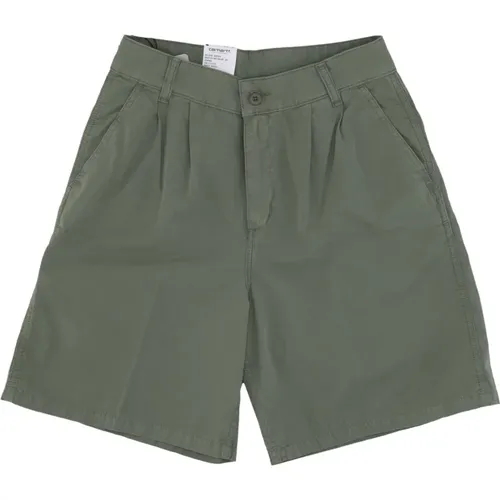 Grüne Colston Short Garment Dyed , Herren, Größe: W36 - Carhartt WIP - Modalova