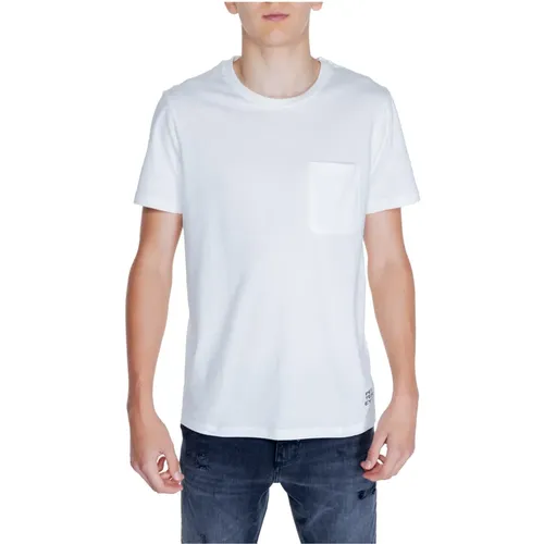 Herren T-Shirt Frühling/Sommer Kollektion , Herren, Größe: L - Peuterey - Modalova