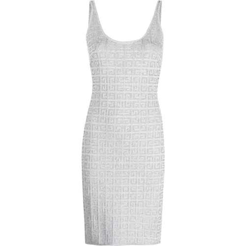 Silver Statement Dress Ss23 , female, Sizes: XS - Givenchy - Modalova