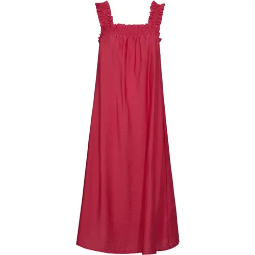 Feminines Langes Trägerkleid Margherita , Damen, Größe: M - Co'Couture - Modalova