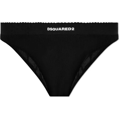 Logo briefs , Damen, Größe: XL - Dsquared2 - Modalova