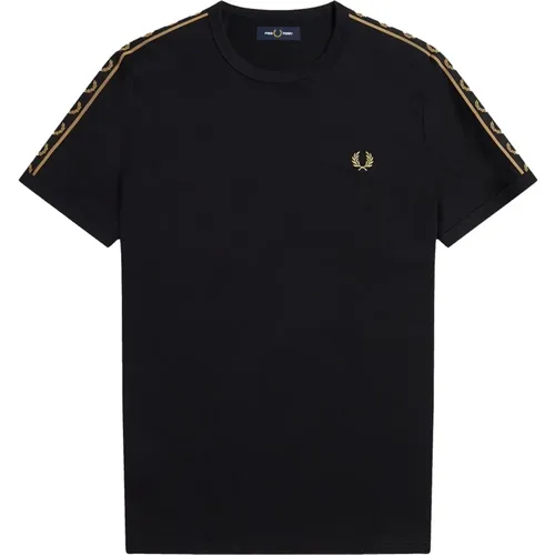 Tape Ringer T-Shirt - / , male, Sizes: 2XL, M, XL, L - Fred Perry - Modalova