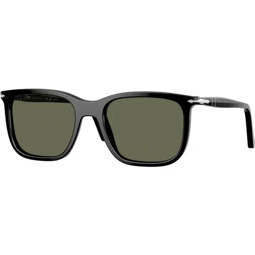 Stylische Sonnenbrille Renzo schwarz , unisex, Größe: 53 MM - Persol - Modalova