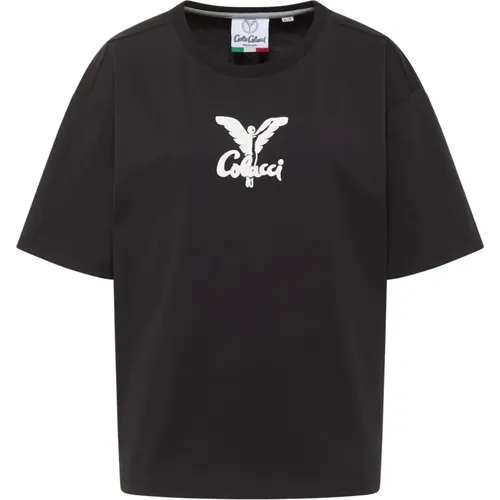 Logo Oversize T-Shirt , female, Sizes: XL, S, L, M, XS - carlo colucci - Modalova