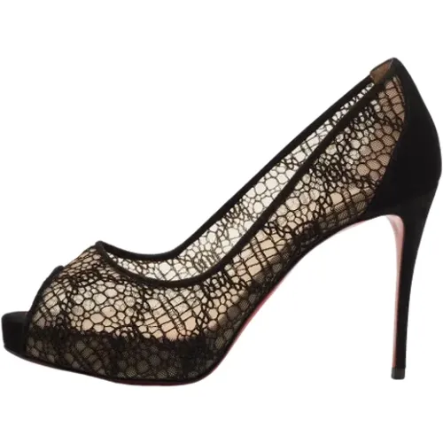 Pre-owned Lace heels , female, Sizes: 3 1/2 UK - Christian Louboutin Pre-owned - Modalova