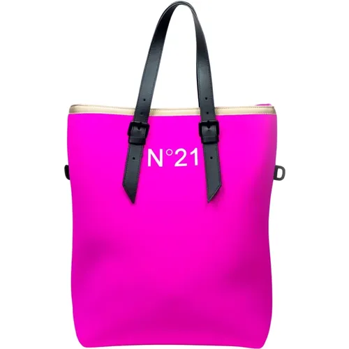Blaue Neopren-Einkaufstasche mit verstellbaren Griffen - N21 - Modalova