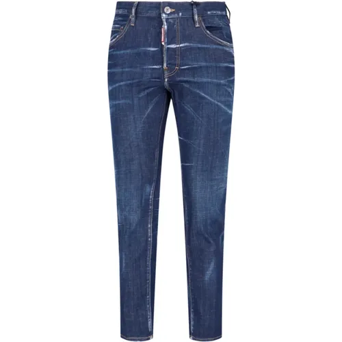 Slim-fit Denim Jeans für Herren , Herren, Größe: M - Dsquared2 - Modalova