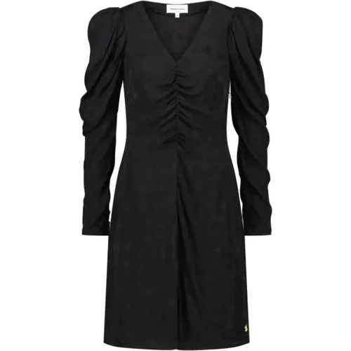 Vera Short Dress with Ruffled Puff Sleeves , female, Sizes: S - Fabienne Chapot - Modalova