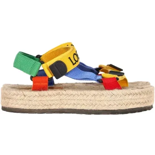 Pre-owned Canvas espadrilles - Loewe Pre-owned - Modalova