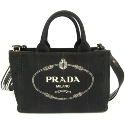 Pre-owned Denim prada-bags , female, Sizes: ONE SIZE - Prada Vintage - Modalova