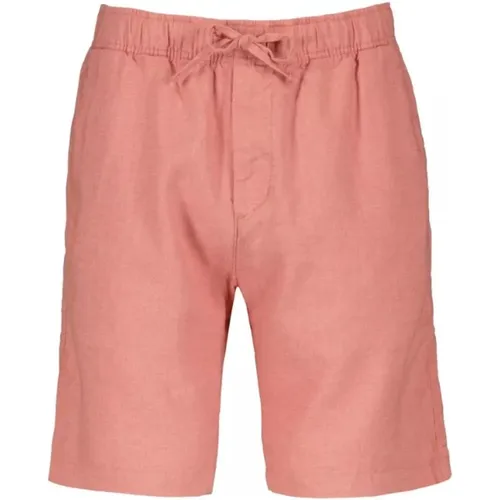 Herren Leinen Shorts Harlem Stil , Herren, Größe: W40 - Tommy Hilfiger - Modalova