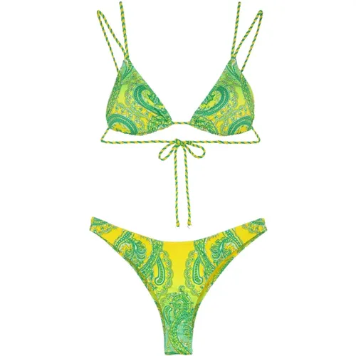 Bikini Triangolo E Slip Americano Sunrise , Damen, Größe: L - F**k - Modalova