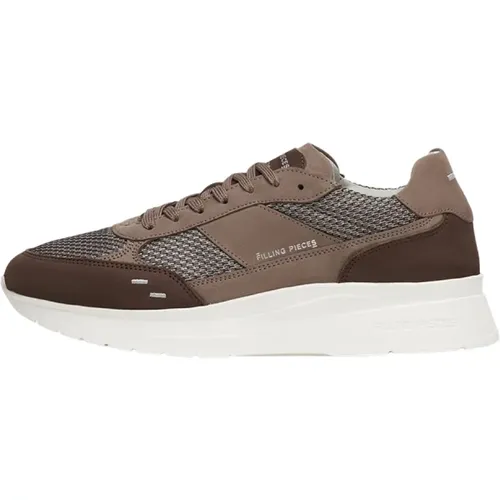 Jet Runner Mesh Taupe , male, Sizes: 11 UK, 9 UK, 10 UK, 8 UK, 7 UK, 5 UK, 6 UK, 12 UK - Filling Pieces - Modalova