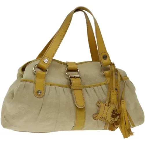 Pre-owned Canvas handbags , female, Sizes: ONE SIZE - Celine Vintage - Modalova