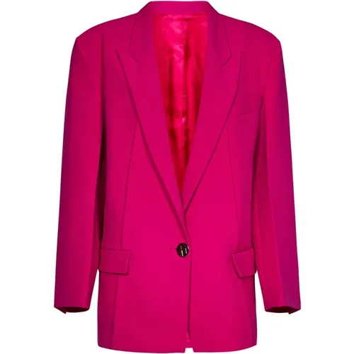 Fuchsia Oversized Blazer , Damen, Größe: XS - The Attico - Modalova