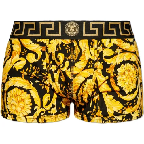 Patterned boxers , male, Sizes: XL - Versace - Modalova