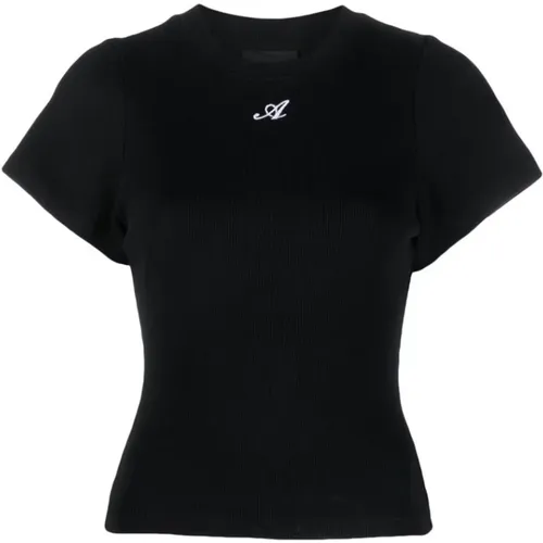 Script A Cotton T-Shirt , female, Sizes: L, M, S - Axel Arigato - Modalova