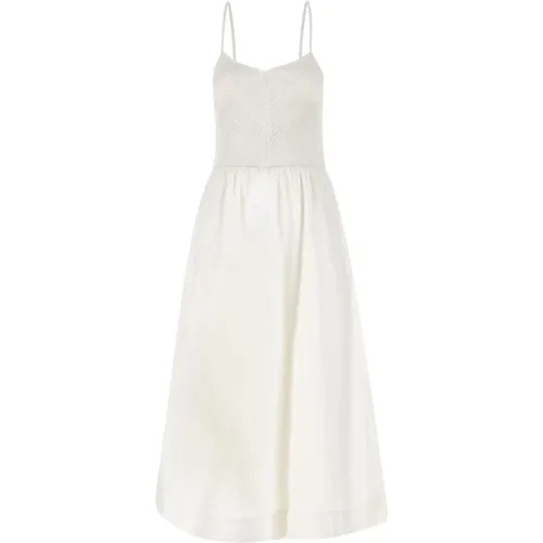 Cotton Poplin Midi Dress , female, Sizes: S - Faithfull the Brand - Modalova