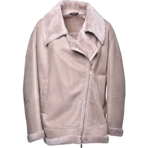 Fur down jacket , female, Sizes: S, XS - Baldinini - Modalova