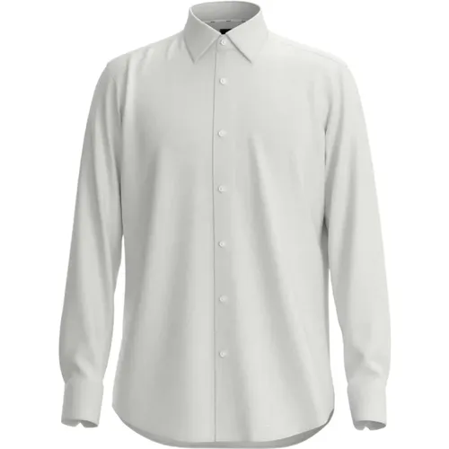 Cotton 4% Elastane Shirt , male, Sizes: 6XL, S, 3XL, M, 4XL, 5XL, L, 2XL - Boss - Modalova