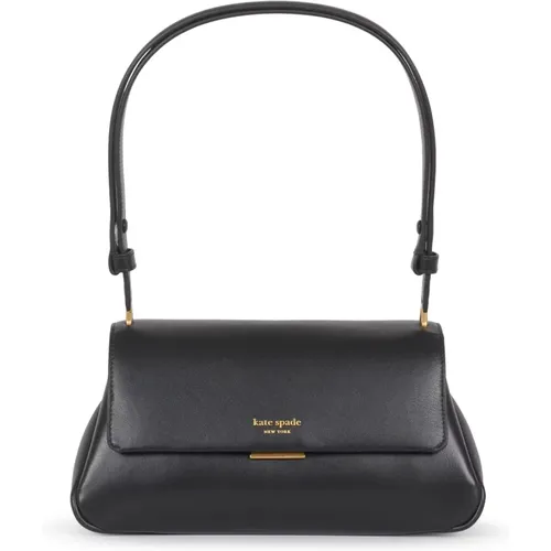 Feine Leder-Schultertasche Schwarz - Kate Spade - Modalova