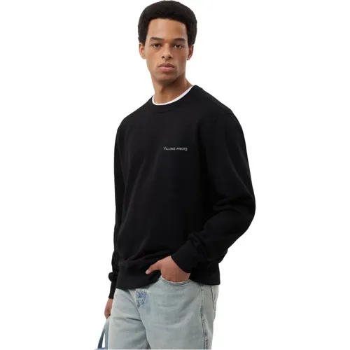 Sweatshirt Alphabet Schwarz , Herren, Größe: XL - Filling Pieces - Modalova