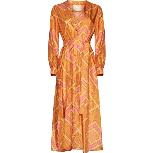 California Dress Collection , female, Sizes: L, S - Momoni - Modalova