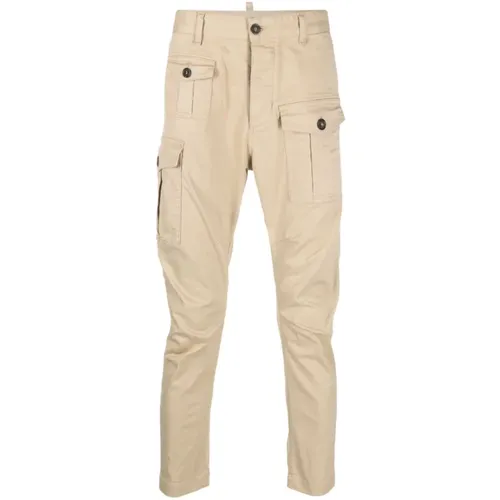 Stylish Trousers for Men , male, Sizes: L, 3XL, XL, M, 2XL - Dsquared2 - Modalova