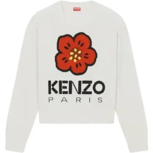 Colorful Floral Sweater , female, Sizes: XS - Kenzo - Modalova