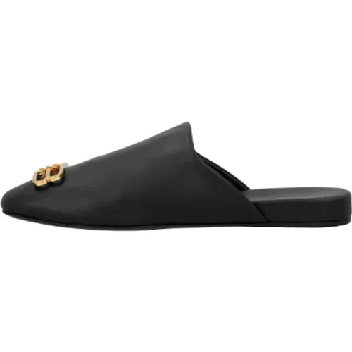 Leather mules , male, Sizes: 8 UK - Balenciaga - Modalova