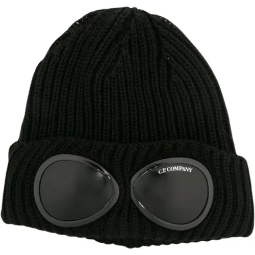 Merino Wool Goggle Beanie , unisex, Sizes: ONE SIZE - C.P. Company - Modalova