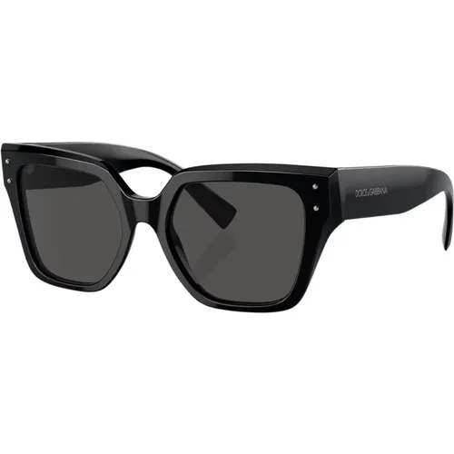 Sunglasses Dg4471 Dark Grey Lenses , female, Sizes: 52 MM - Dolce & Gabbana - Modalova