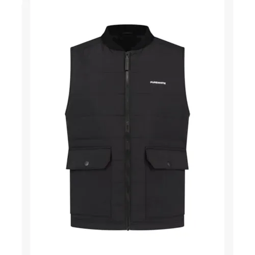 Vest , male, Sizes: M - PureWhite - Modalova