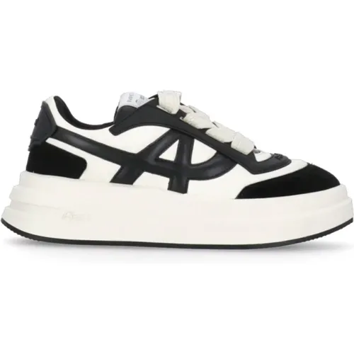 Leather Sneakers with Platform Sole , female, Sizes: 6 UK, 7 UK - Ash - Modalova