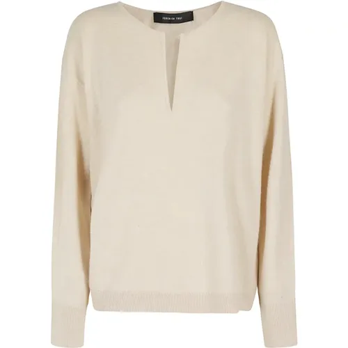 V-neck Sweater , female, Sizes: 2XS, S, XS - Federica Tosi - Modalova