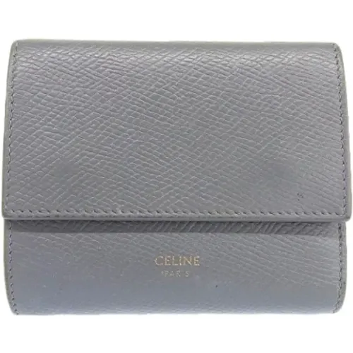 Pre-owned Leather wallets , female, Sizes: ONE SIZE - Celine Vintage - Modalova