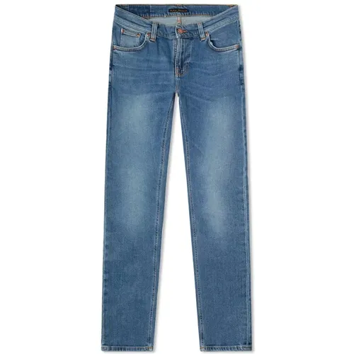 Tight Terry Open Depth Jeans , male, Sizes: W34, W32, W33 - Nudie Jeans - Modalova